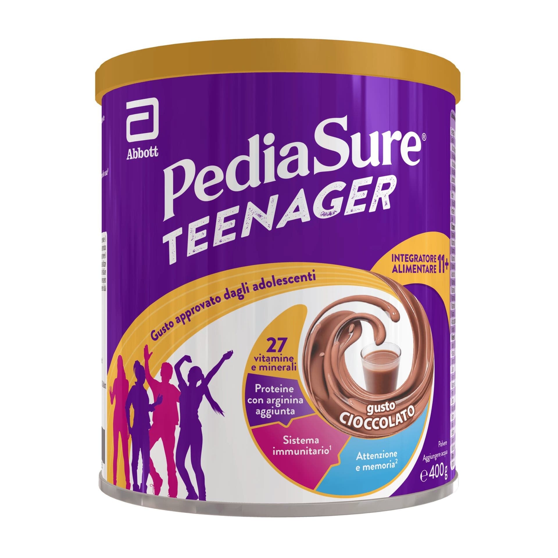 PediaSure Teenager Cioccolato Calcio + Vitamina D – Polvere 400 g