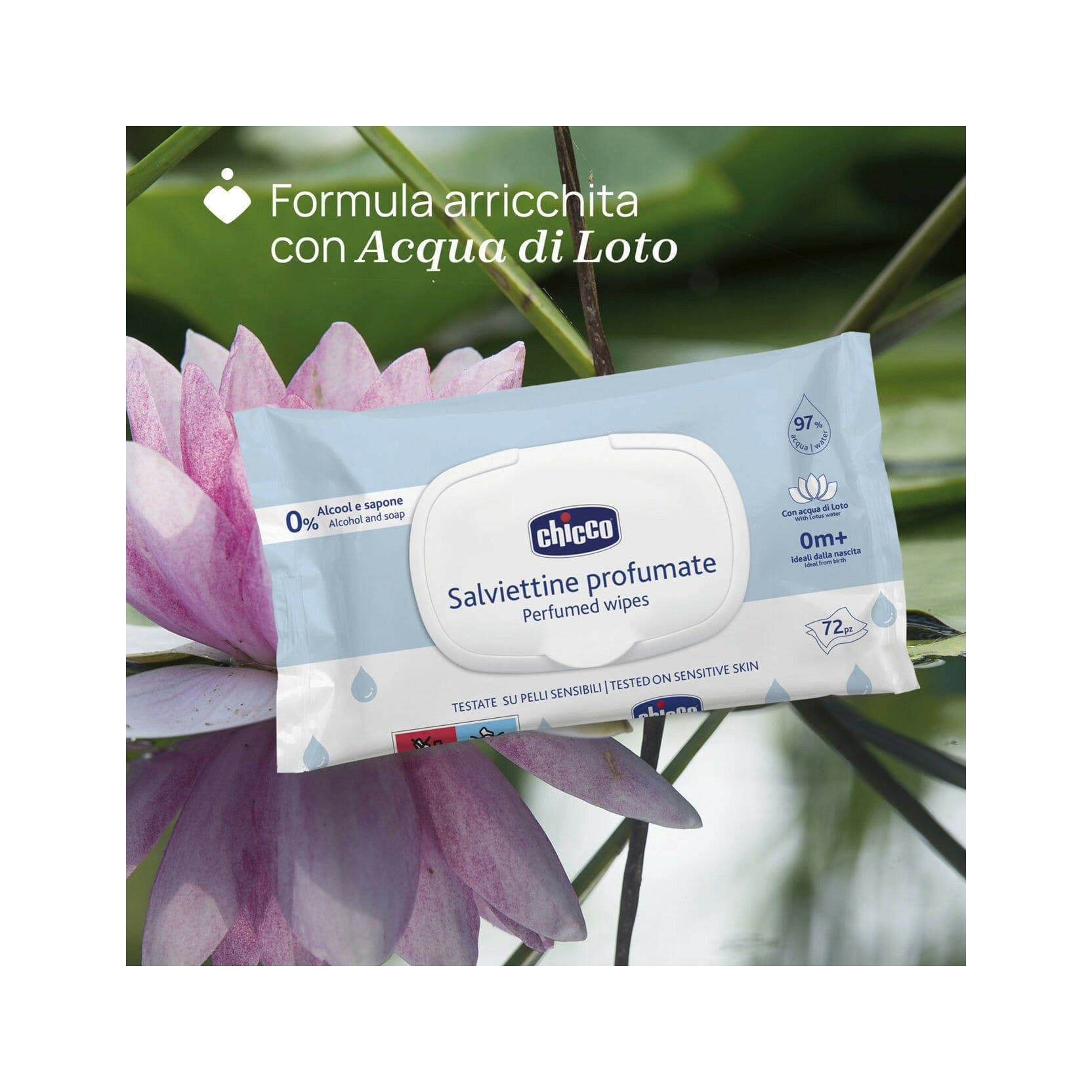 Chicco CH Salv – Strisce pulizia denti, 72 pezzi