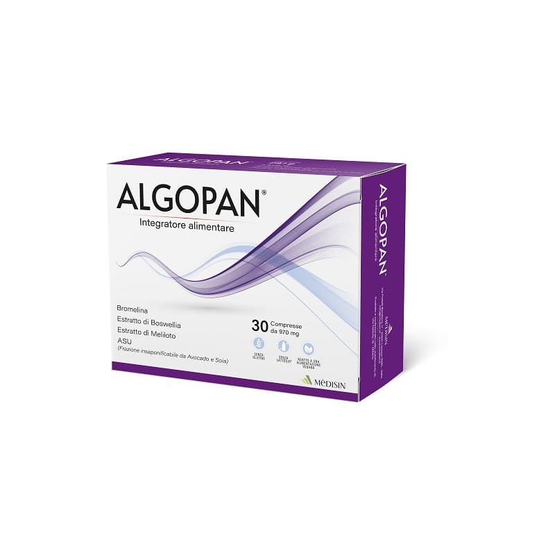 Algopan Bromelina 800 mg + Boswellia – 30 compresse