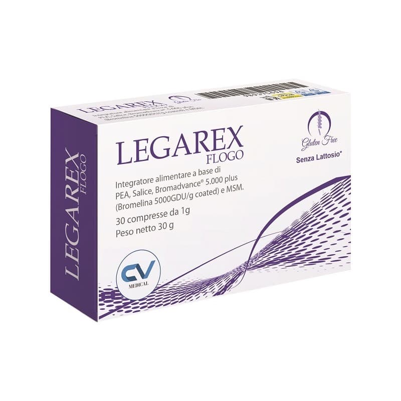 Legarex Flogo Palmitoiletanolamide (PEA) 600 mg + Bromelina – 30 compresse