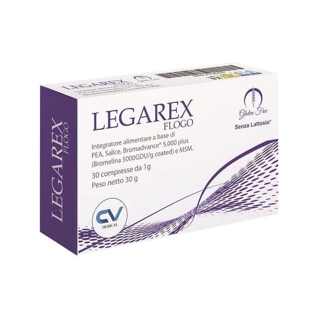 Legarex Flogo Palmitoiletanolamide (PEA) 600 mg + Bromelina – 30 compresse