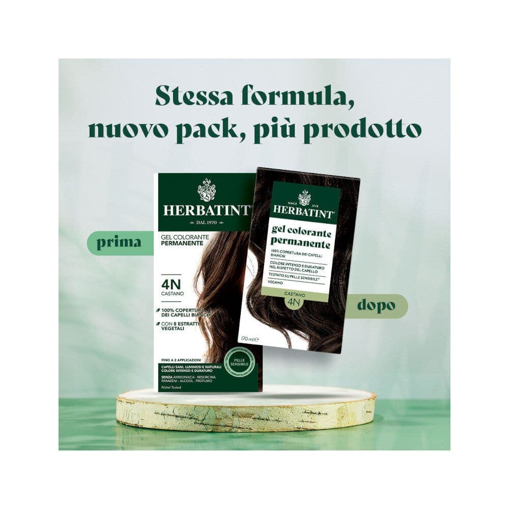 Herbatint 4N Castagna – Colorante per capelli permanente 170 ml