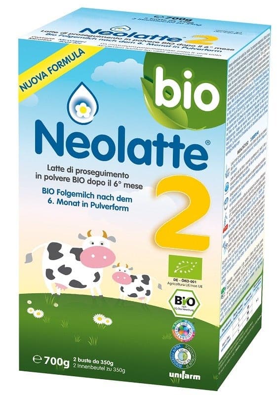 Neolatte 2 Bio Algal DHA – Latte di proseguimento, 2 x 350 g
