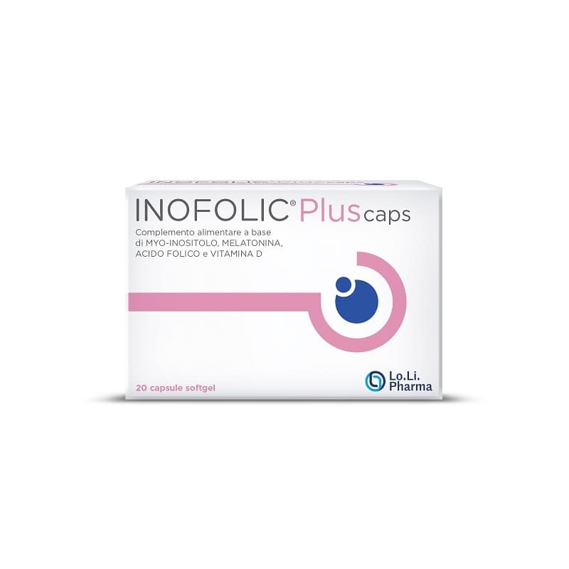 Inofolic Plus - 20 capsule con Mio-Inositolo e Acido Folico