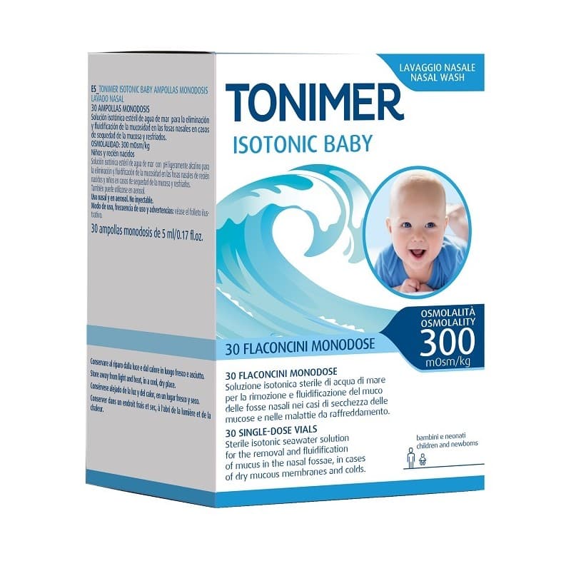 Tonimer Isotonic Baby – 12 fiale soluzione salina