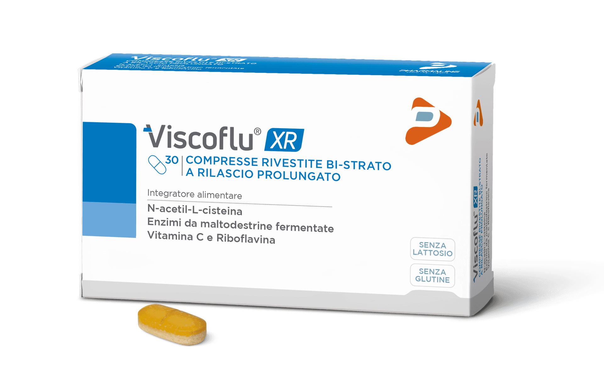 Viscoflu XR – 30 Compresse Rivestite per le Vie Respiratorie