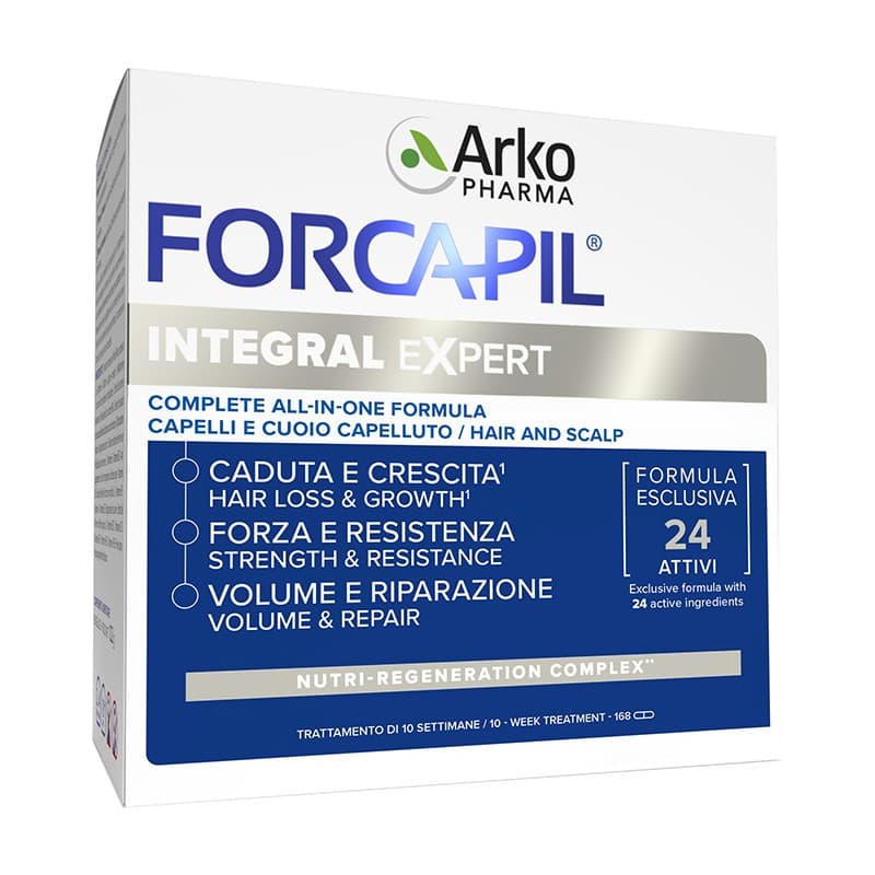 Forcapil Integral Expert – 168 capsule per capelli e unghie