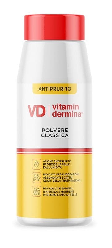 Vitaminderm Polvere 100 g – Polvere Corpo per Pelle Sensibile