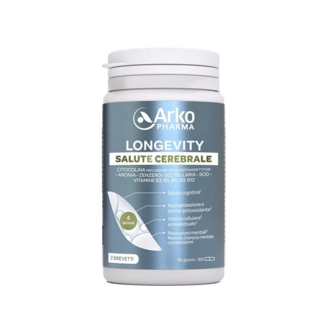 Longevity Salute Cerebrale – 60 Capsule per Cervello e Nervi