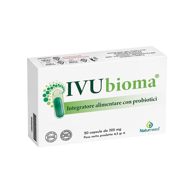 Ivubioma – 20 capsule con fermenti lattici e cranberry