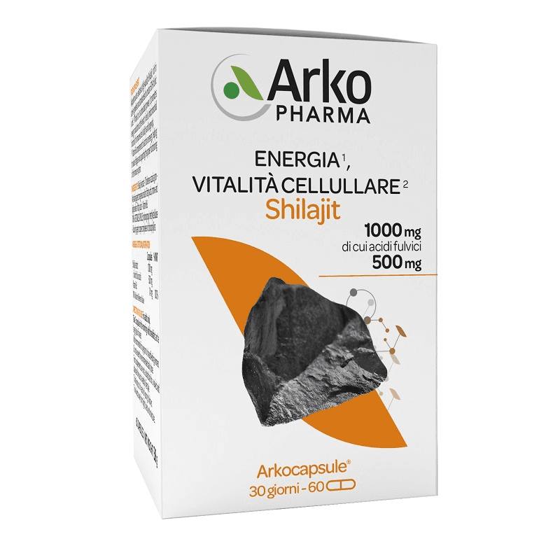Arkocaps Shilajit Energia – 60 capsule con estratto di Mumijo