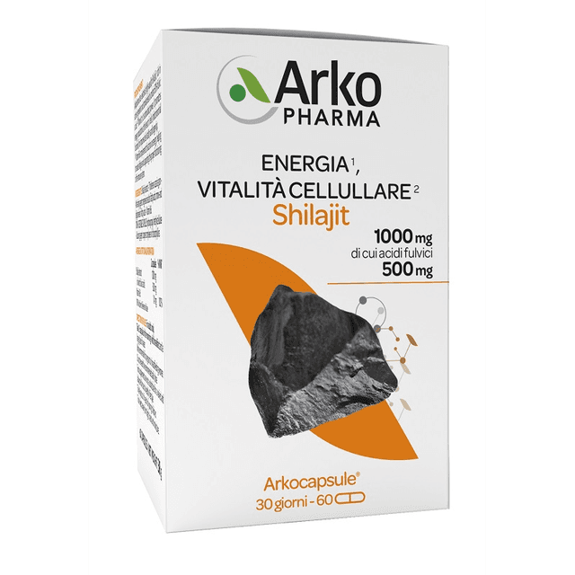 Arkocaps Shilajit Energia – 60 capsule con estratto di Mumijo