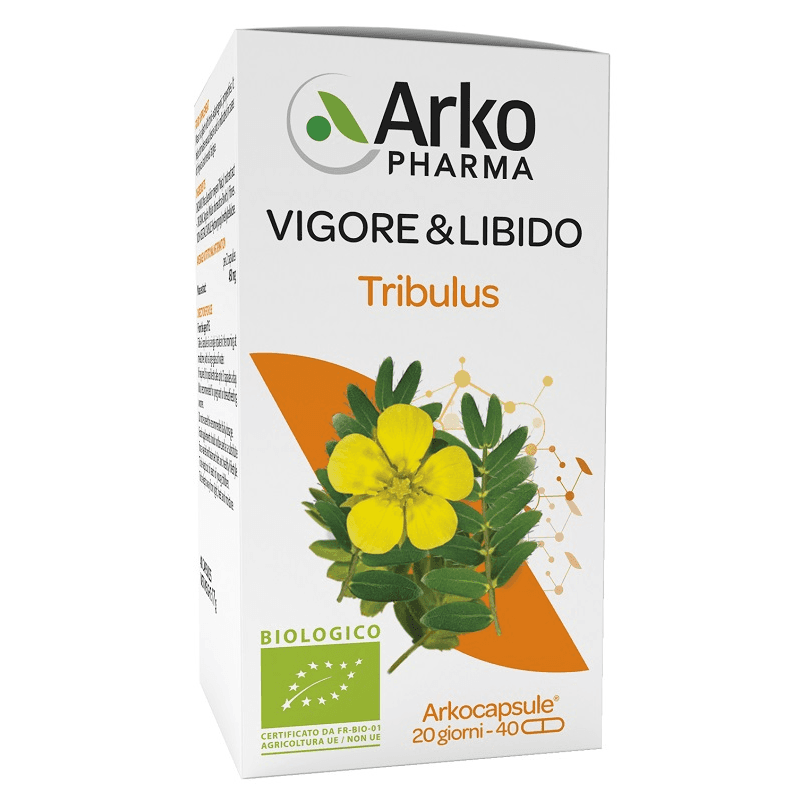 Arkocaps Tribulus Vigore – 40 capsule con estratto di Tribulus terrestris