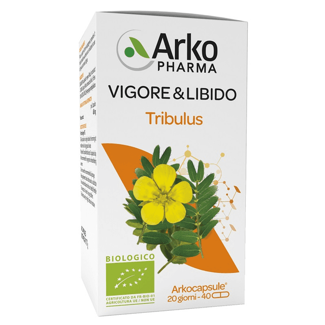 Arkocaps Tribulus Vigore – 40 capsule con estratto di Tribulus terrestris