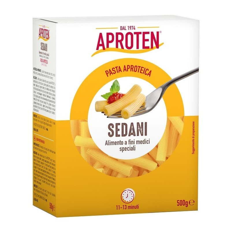 Aproten Sedani – pasta a basso contenuto proteico, 500 g