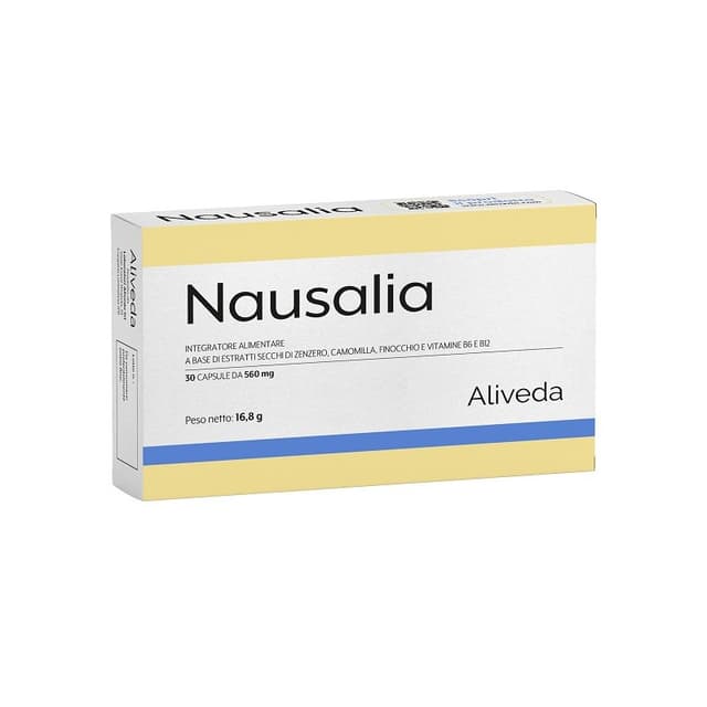 Nausalia – 30 Compresse con Zenzero e Vitamina B6