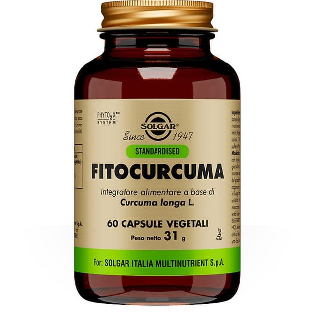 Fitocurcuma Solgar – 60 capsule vegetali