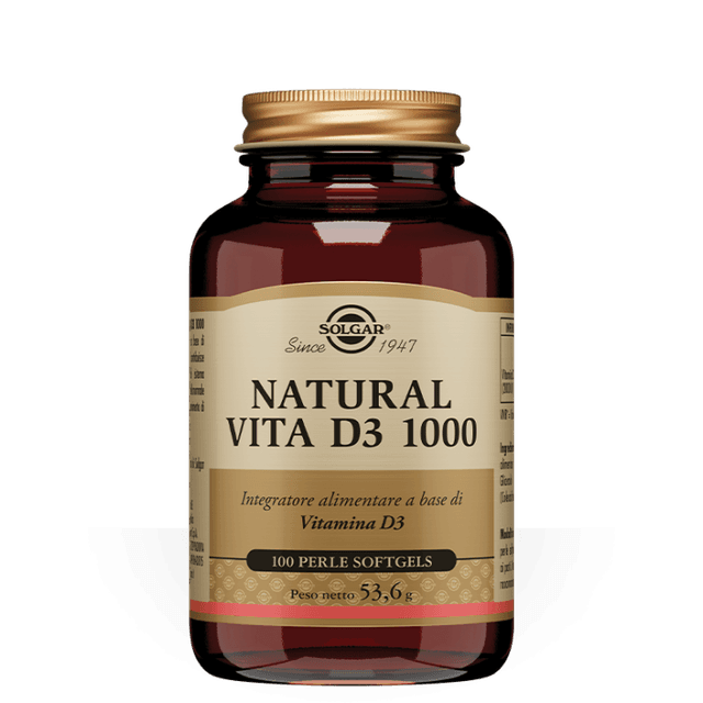 Natural Vita D3 1000 Vitamina D3 + Omega-3 – 100 compresse
