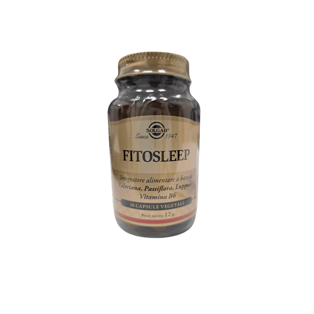 Fitosleep Valeriana 150 mg + Passiflora – 30 capsule vegetali | Solgar