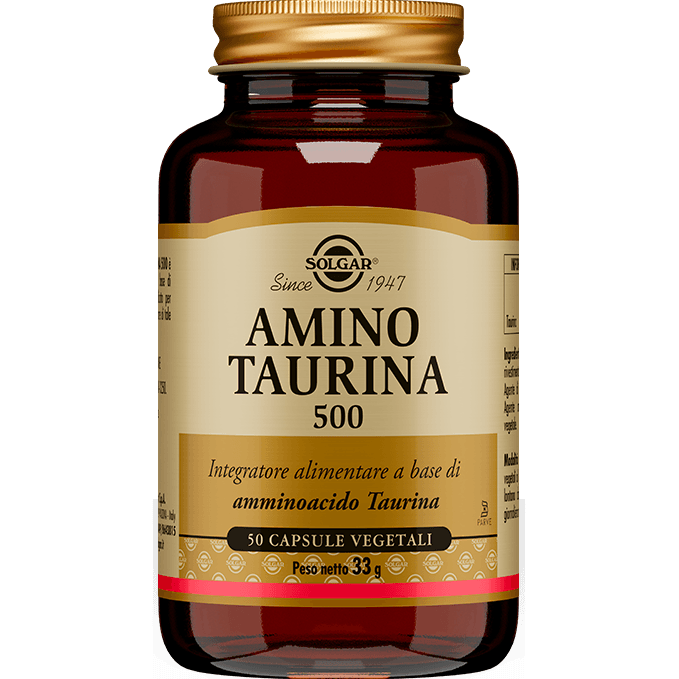 Amino Taurina 500 – 50 Kapseln