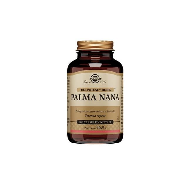 Palma Nana Serenoa repens – 100 capsule vegetariane Solgar