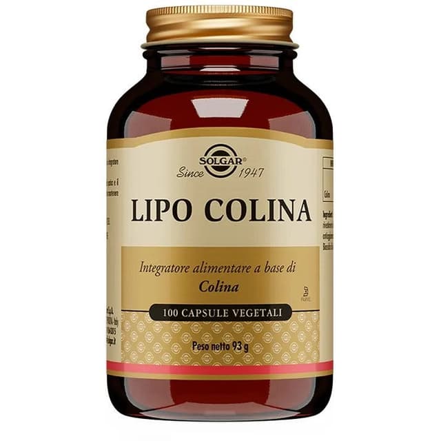 Lipo Colina – 100 capsule vegetali | Solgar