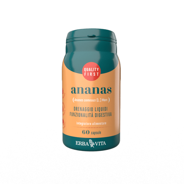 Ananas Bromelina + Inulina – 60 capsule EBV | Erba Vita