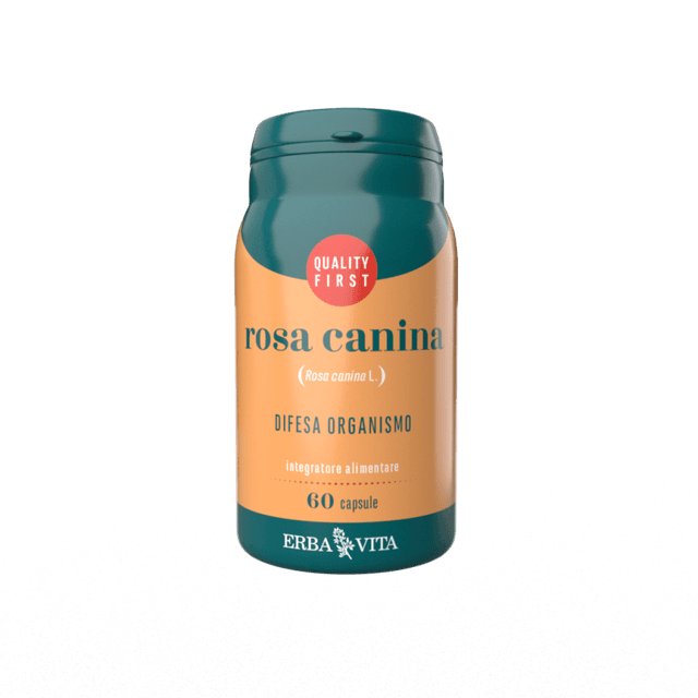 Rosa Canina Capsule Vitamina C 1.200 mg + Inulina – 60 Pezzi