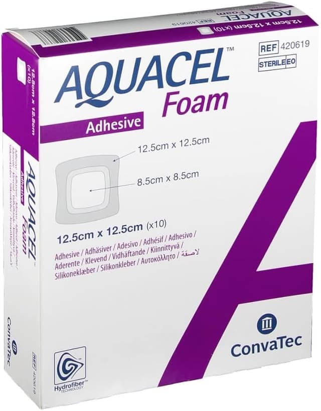 Aquacel Foam – Medicazione per ferite 17,5x17,5x10 cm