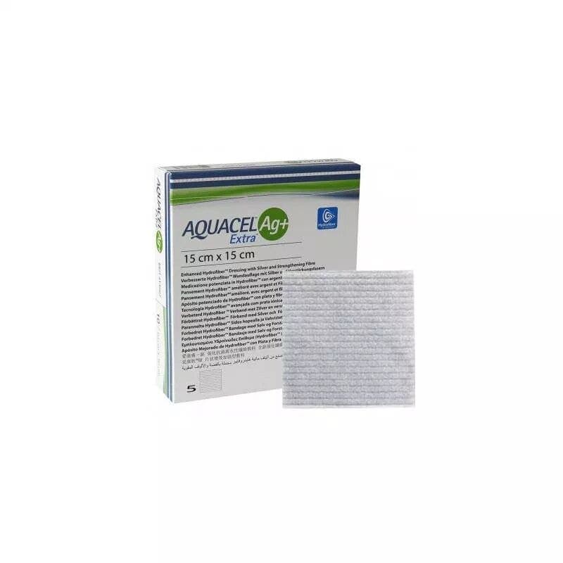 Aquacel AG+ Ext 15x15 cm – 5 Stück