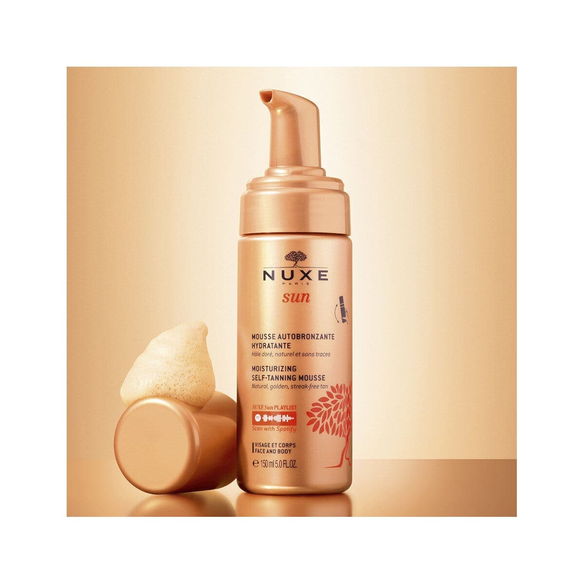 NUXE SUN Schiuma Autoabbronzante – 150 ml
