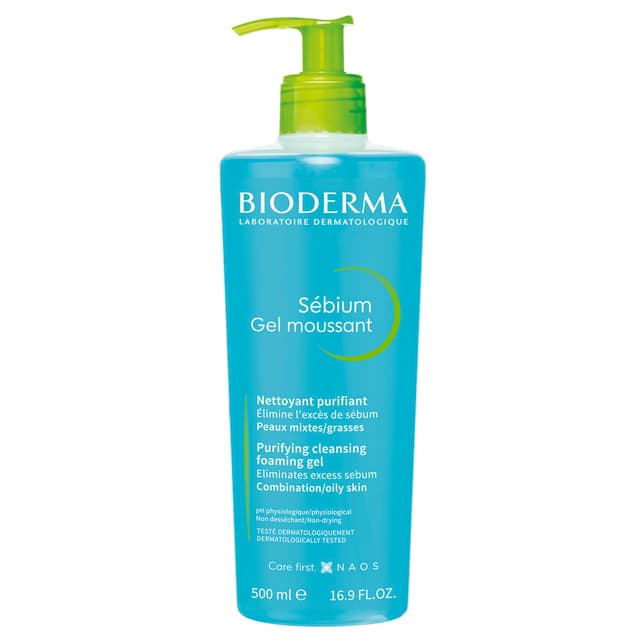 Bioderma Sébium Gel Moussant – 500 ml Gel Detergente