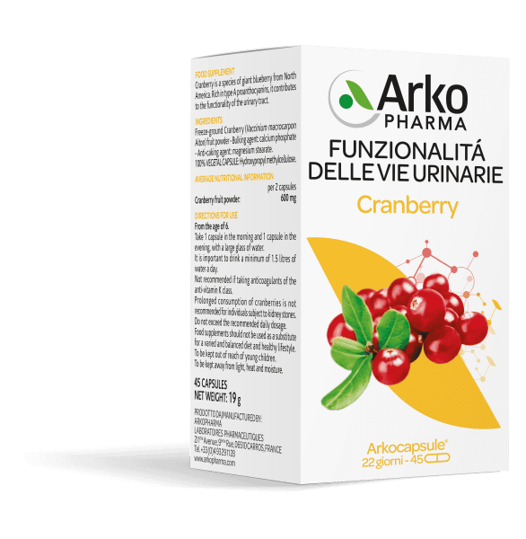 Arkocapsule Cranberry – 45 capsule