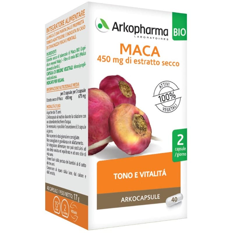 Arkocapsule Maca Bio – 40 Kapseln