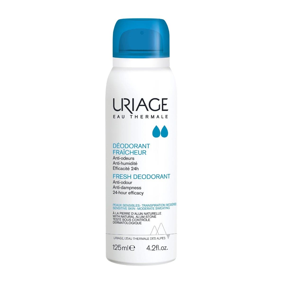 Uriage Déo Fraîcheur – 125 ml Spray Deodorante