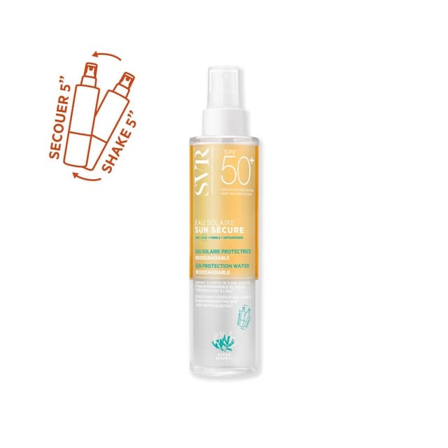 SVR Sun Secure Eau Solaire SPF 50 – Spray solare viso e corpo