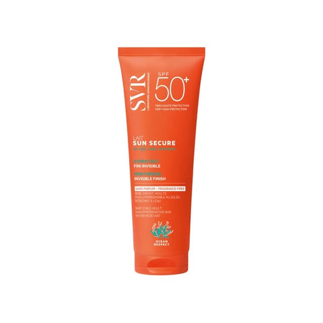 SVR Sun Secure Lait LSF 50+ – Latte solare corpo famiglia, 250 ml