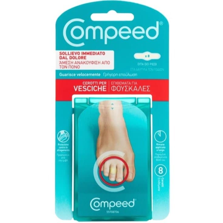 Compeed Blasenpflaster Zehen/Fuß – 8 Stück