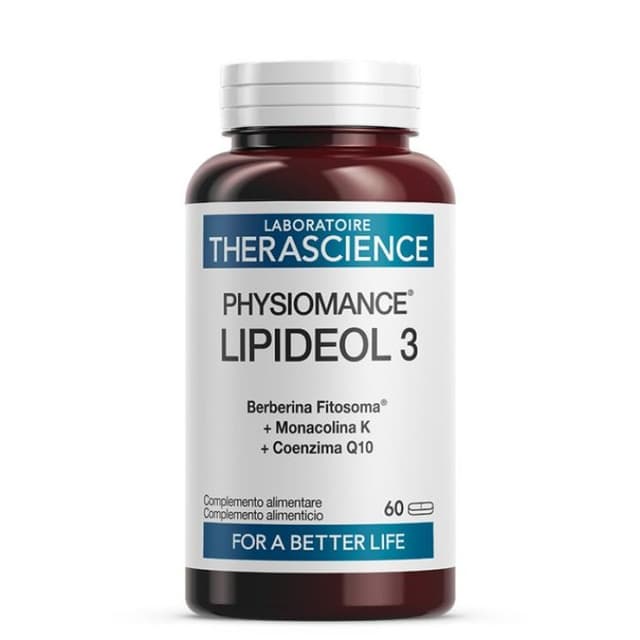 Physiomance Lipideol3 Berberina + Riso rosso fermentato – 60 compresse