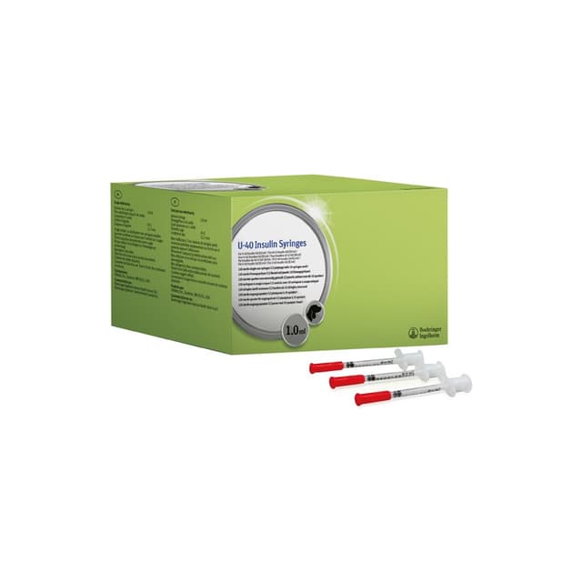 Prozinc Siringhe per insulina U-40 uso veterinario – 120 siringhe da 1 ml
