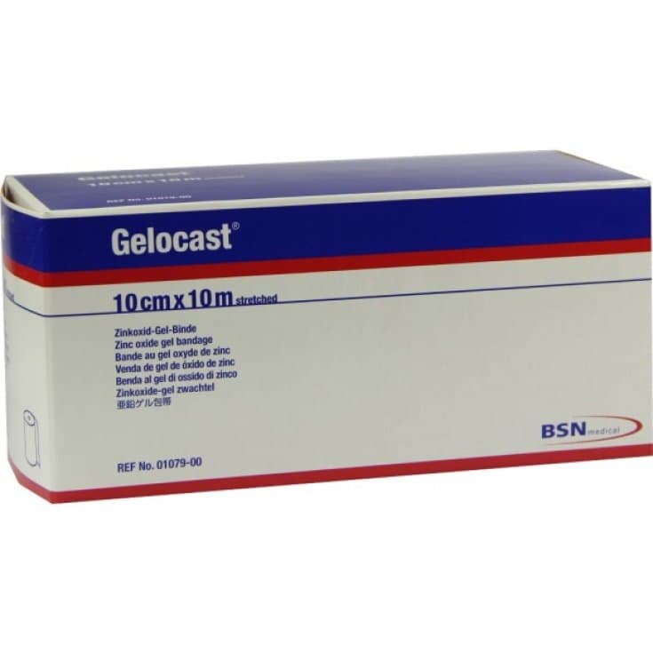 GELOCAST Verbandmull mit Zink – 10x10 cm