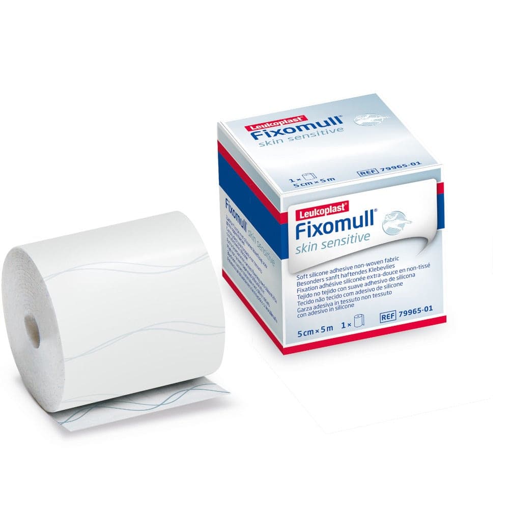 Fixomull Gentle Touch – Cerotto di fissaggio 5 m × 5 cm