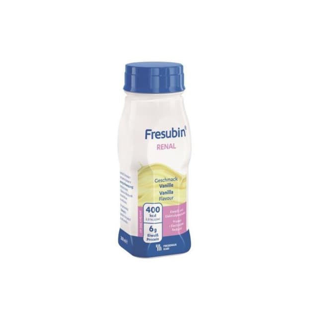 Fresubin Renal Vanille Proteine + Omega-3 EPA e DHA – 4 bottiglie da 200 ml