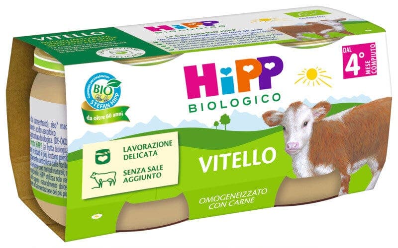HiPP Bio Homogenisiert Kalb – 2×80 g