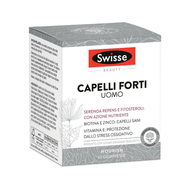 Swisse Capelli Forti U Biotina + Multivitaminico – 30 compresse