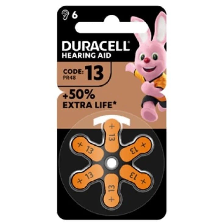 Duracell EasyTab 13 – Hörgerätebatterien Orange