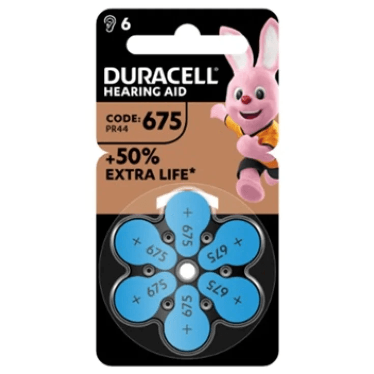 Duracell Easy Tab 675 – Batterie per Apparecchi Acustici