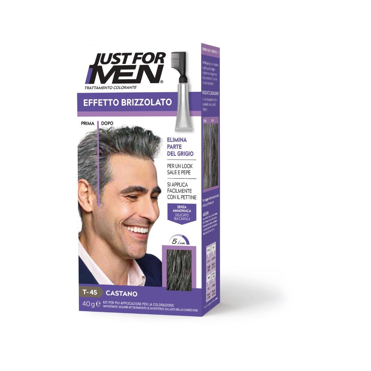 Touch of Gray – Haarfarbe Grau-Kastanie