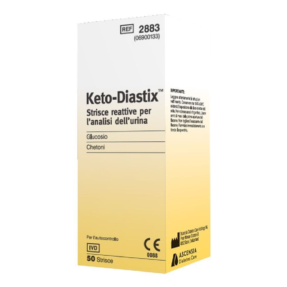 Ketodiastix Glico/Chetoni – 50 strisce reattive