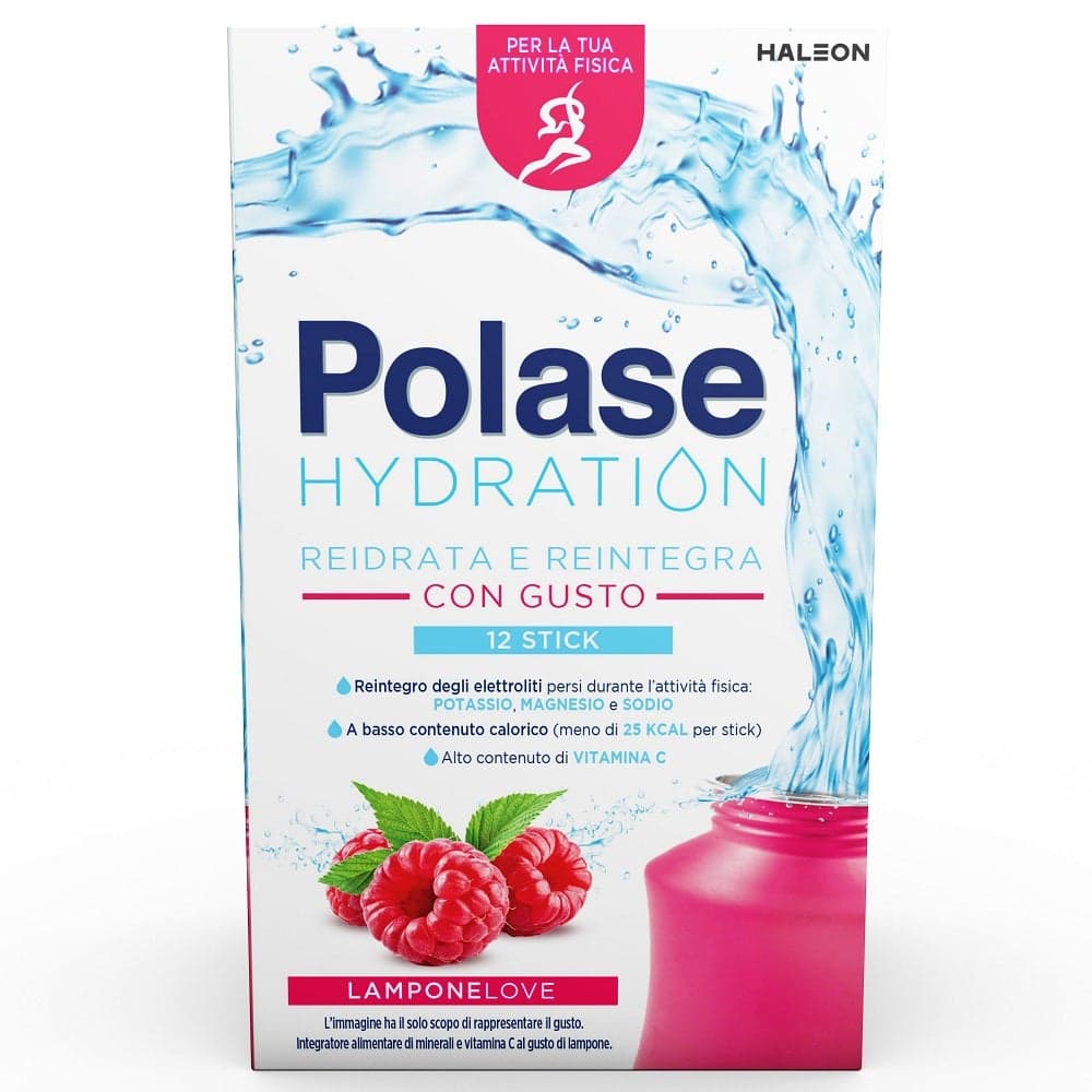 Polase Hydration Lampone – 12 bustine